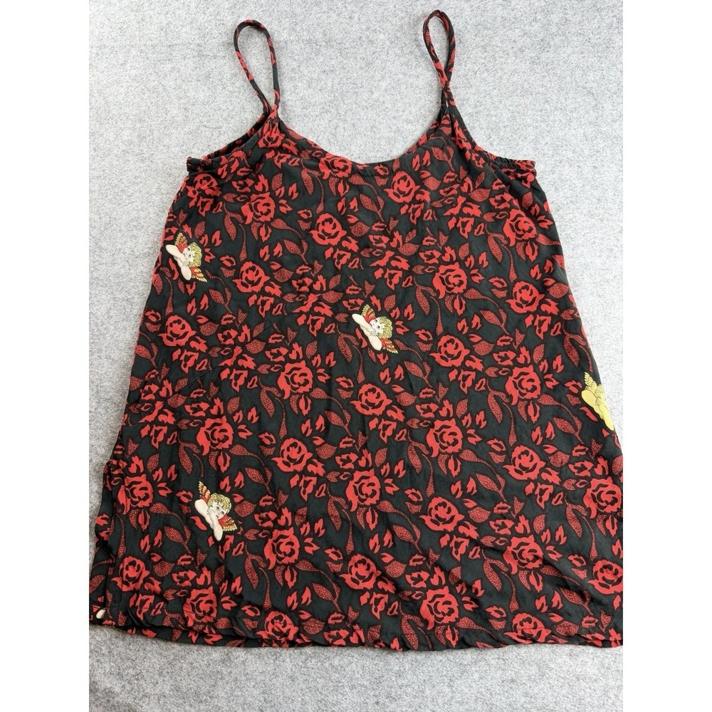 Paula & Mopitz Ibiza Womens Tank Top Small Cherubs And Roses Luxury Vintage‎